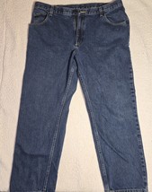 Men&#39;s Wrangler Five Star Premium Denim Relaxed Fit Jeans Size 40x30 - $14.85
