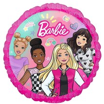 Barbie and Friends Foil Mylar Round Balloon 1 Per Package NEW - $4.95