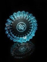 Rocky Patel Luminoso Aqua Glass Ashtray  10" Diameter NIB image 12