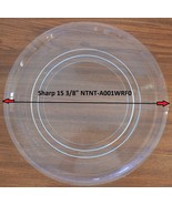 15 3/8&quot; Sharp NTNT-A001WRF0 Microwave Glass Plate 9&quot; Roller Ring Require... - $32.33