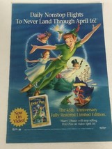 Disney Peter Pan Tv Guide Vintage Print Ad  TPA17 - £5.59 GBP