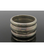 925 Sterling Silver - Vintage Shiny Smooth Round Band Ring Sz 6 - RG10924 - $80.97 CAD