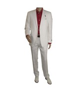 Adolfo Men's Linen Suit summer suit Breathable and comfortable C500 White - €129,86 EUR Adolfo Men's Linen Suit summer suit Breathable and comfortable C500 White - €129,86 EUR