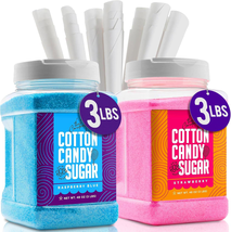 Cotton Candy Floss Sugar (2-Pack) Includes 100 Premium Cones | Rasp - $1,771.15 MXN