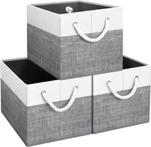 Fabtotes Storage Bins [3-Pack], Foldable Storage Baskets for Organizing Toys, - £27.10 GBP