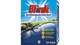 BLINK glasses cleaning wipes cloths PACK of 50-Made in Germany-FREE SHIP... - $13.18 CAD
