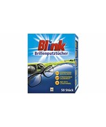 BLINK glasses cleaning wipes cloths PACK of 50-Made in Germany-FREE SHIP... - $9.41