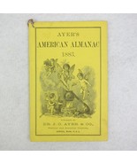 Ayer&#39;s American Almanac Quack Medicine Medical Advertising Antique 1883 ... - £18.77 GBP