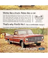 1969 Ford Pickup Trucks Flex-O-Matic Suspension Advertisement Automobili... - $19.99