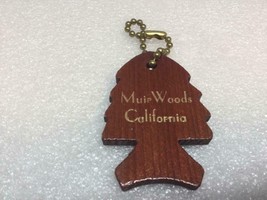 Vintage Promo Key Chain Muir Woods California Keychain Ancien Porte-Clés Arbre - £6.88 GBP