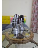 Medieval Steel Gauntlets Handcrafted Functional Armor Gloves Halloween C... - $149.00