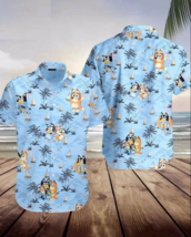 Bluey Hawaiian Shirt, Bluey Hawaiian Dad Life Family Shirt US Size - £8.33 GBP+