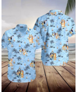 Bluey Hawaiian Shirt, Bluey Hawaiian Dad Life Family Shirt US Size - £8.17 GBP+