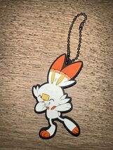 Scorbunny Pokemon RUBBER KEYCHAIN From Japan Mascot Strap Nintendo No.N911 - $19.79
