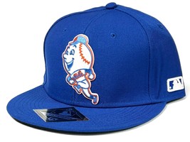 New York Mets MLB OC Sports Elite Mr. Met Blue Vintage Hat Cap Mens Fitt... - $23.99