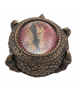 Bronze Finish Dragon Eye Trinket Stash Box - £34.21 GBP
