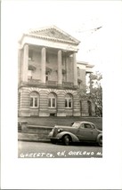  RPPC Garret County Court House Oakland MD Street View Cars UNP Postcard - $43.51