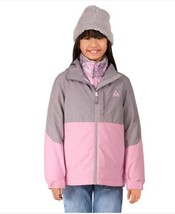 Gerry Boys Girls Jacket Pink Gray 4-in-1 Reversible Beanie Water Wind Re... - $1,088.00 MXN