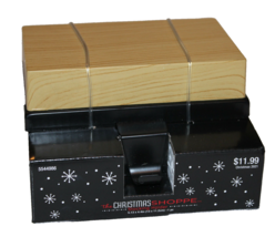 New 2021 Stocking Holder By The Christmas Shoppe 5544986 - 1 Lb Wood Look Block - £7.99 GBP