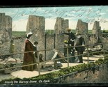 Vintage Paper Postcard Kissing The Blarney Stone Cork County Ireland 190... - $203.26 MXN