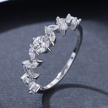 Silver Ring Women&#39;s Sterling Silver 925 Ring Finger Ring US7 - $20.75