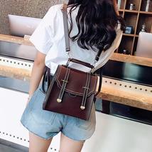Vintage Small Backpack Fashion Double Arrow Shoulder Bags - $35.46