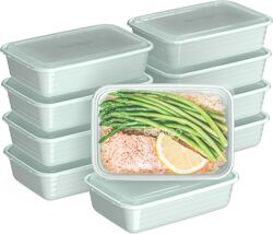 20-Piece BPA-Free Meal Prep Containers - Microwave, Freezer &amp; Dishwasher... - $29.65