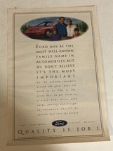 Ford Vintage Print Ad Advertisement pa16 - $8.90