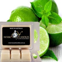 Wild Mint &amp; Citrus Limes Eco Soy Wax Candle Wax Melts Clam Packs Hand Poured - £11.17 GBP+