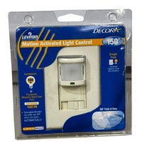 Leviton Decora Motion Activated Light Control PR150-1LA Almond 500W 400V... - $13.99