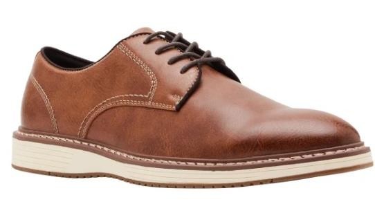 Steve Madden Mens Shoes Brown Oxford Lace-Up Wedge Sole Storm Welt - $64.99