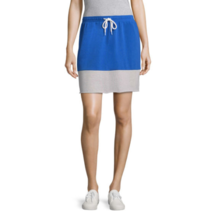 City Streets Women&#39;s A Line Knit Skirt Blue Heather Gray Size X-Larg Dra... - $12.59