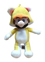 Super Mario Bros Neko Cat Mario 12&quot; Plush Doll Stuffed 2020 Super Nintendo Nes - £8.37 GBP