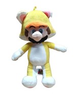 Super Mario Bros Neko Cat Mario 12&quot; Plush Doll Stuffed 2020 SUPER NINTEN... - £8.65 GBP