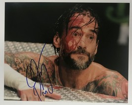 CM Punk Signed Autographed WWE Glossy 8x10 Photo #2 - HOLO COA - £78.56 GBP