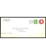1938 US Cover - T. A. James &amp; Co, Philadelphia, PA to New York, NY W2 - £2.17 GBP