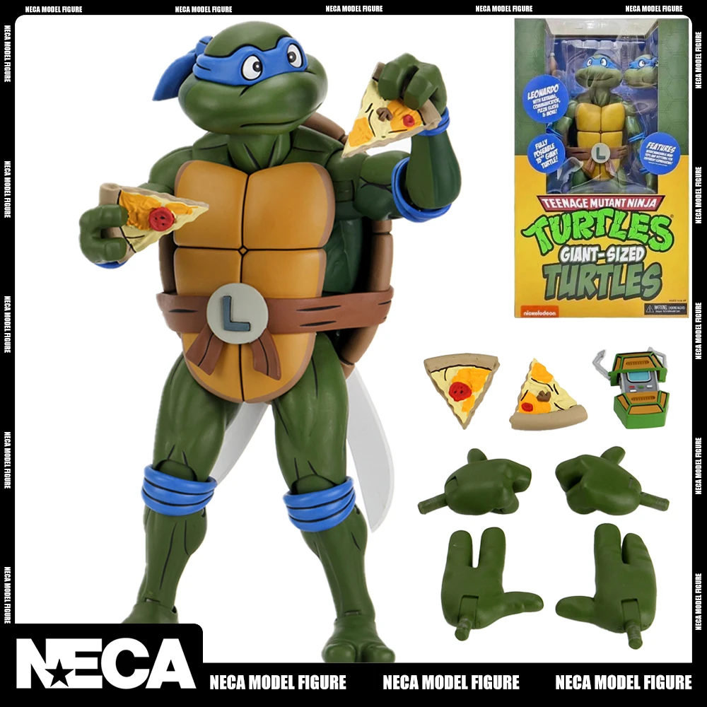 NECA 54143 Teenage Mutant Ninja Turtles - Giant-Size Leonardo 1/4 Scale ... - £269.61 GBP