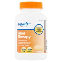 Equate Fiber Therapy Methylcellulose Caplets, 500 mg, 100 Count+ - £15.81 GBP