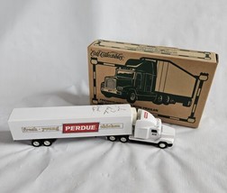 Autographed Perdue Chicken Frank &amp; Jim Perdue Ertl 1/64 Diecast Cab Trailer - £101.23 GBP