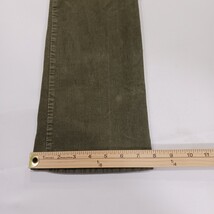 Old Navy RN#54023 Women’s Green Corduroy Cotton Blend Trouser Pants Sz 6 (28×29) image 6