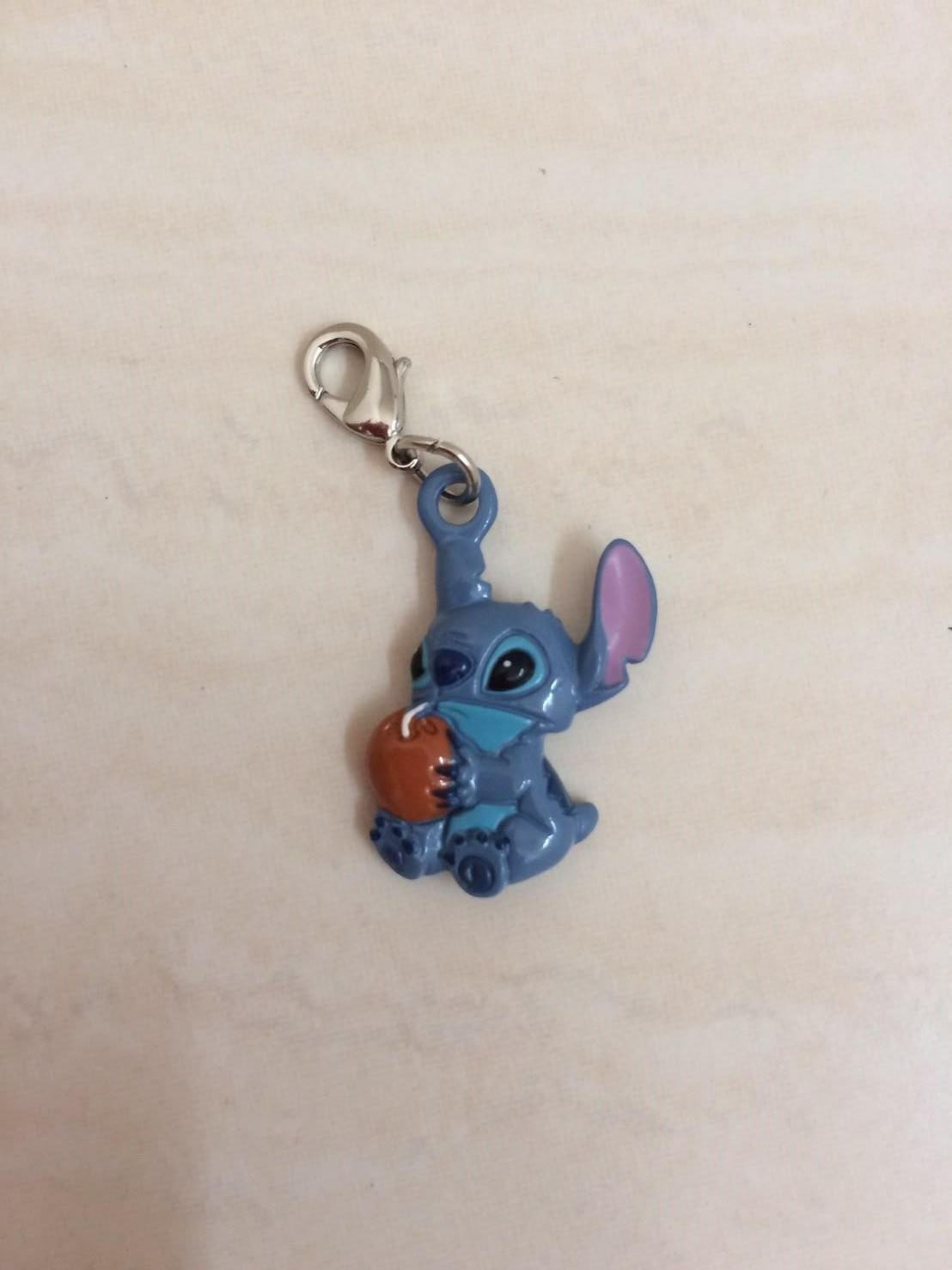 Disney toy figure model Stitch Pendant pretty, RARE NEW - $9.99