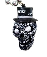 Wise Guy Sugar Skull Mardi Gras Beads Party Favor Necklace - $5.69