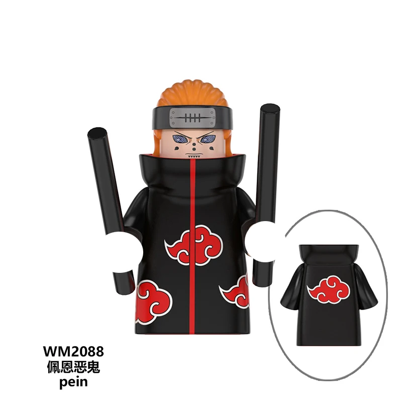 Mini Anime Figures Hurano Sakura Kakashi - Educational Building Blocks WM2088 - £6.14 GBP