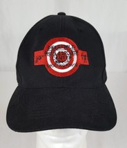 Deerfield Pistol and Archery Center Strapback Hat Cap Black Adjustable C... - £7.98 GBP