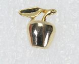 Golden Apple Vintage Retro Gold Tone Lapel Pin  1/2" x 1/2" - $5.38