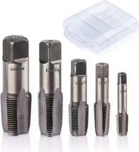 The 5 Pc. Npt Thread Forming Taps, Pipe Taps Set, High-Speed Steel, And 3/4&quot; - £27.21 GBP