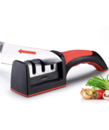 TryMyChow Knife Sharpener 3 Stage Knife Sharpening Tool for Dull Steel, Paring. - £14.93 GBP