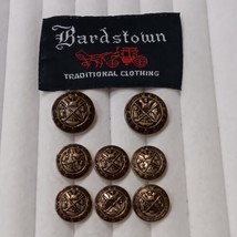Bardstown Bronze Blazer Buttons 8 2-Large, 6 Smaller - $12.95