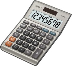 Casio MS-80B Standard Function Desktop Calculator,Black 147D×103W×28.8H - £11.22 GBP