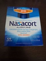 Nasacort Non Drowsy 24 HR Allergy Nasal Spray 120 Sprays 0.57oz  (BN27) - £14.49 GBP